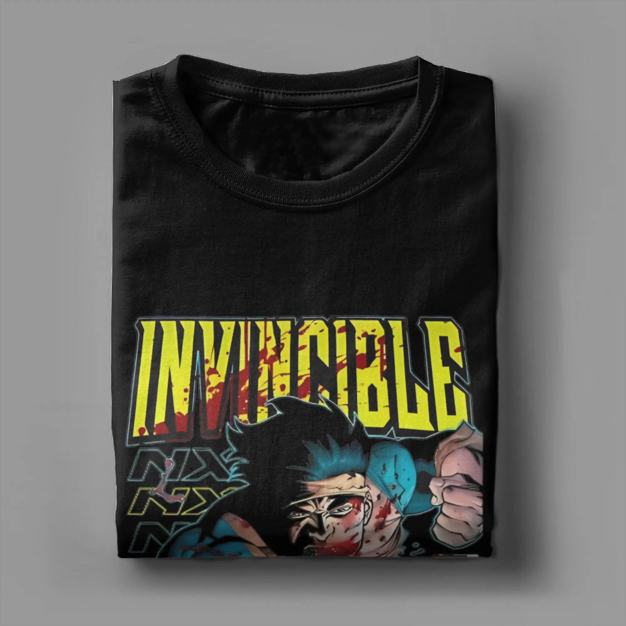 Men Women Invincible Minimal Omni TV Series Shirt Cotton New Arrival T-Shirt Manga Top Clothing