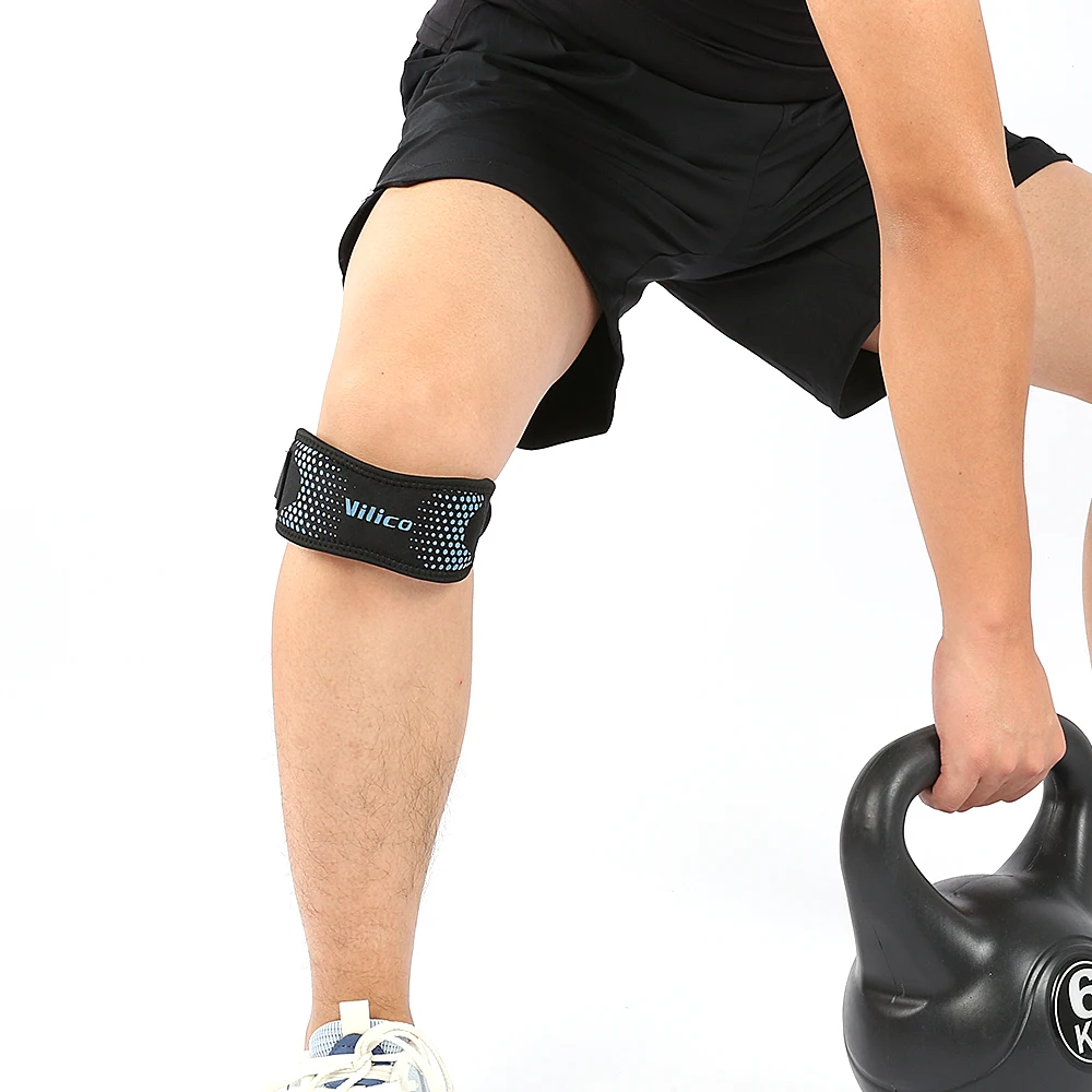 1 PC knee pad Adjustable Knee Strap Patellar Tendon Pressurized Protector Support Slider Pad Guard Badminton Running