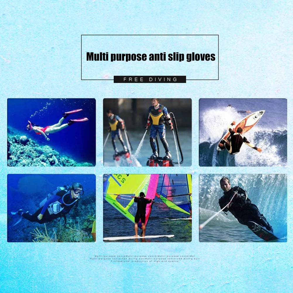 Water Gloves Adults Women Men Neoprene Gloves Warm Wetsuit Winter Gloves Anti Slip Spearfishing Gloves for Diving Surfing