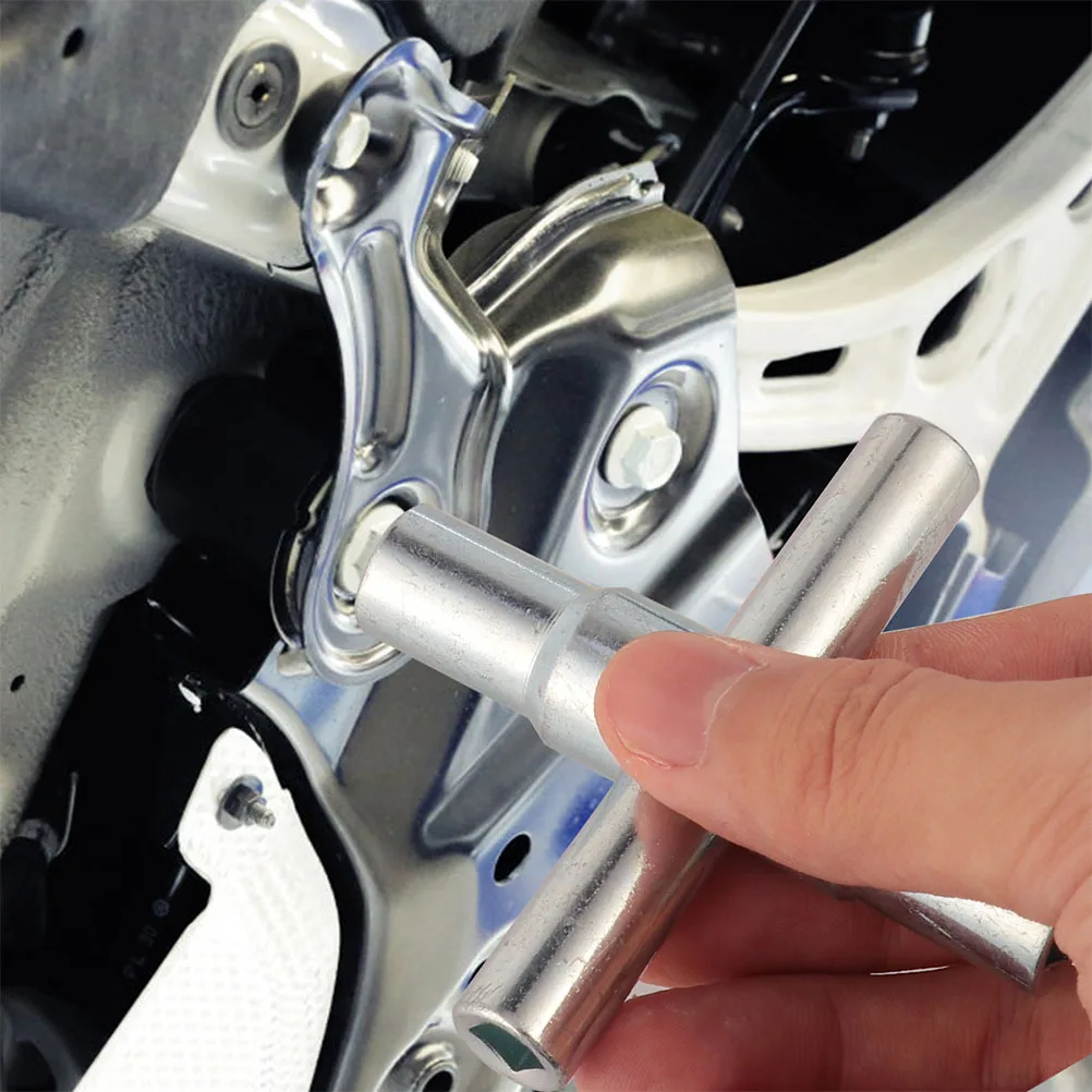 

40Cr Silver 2 Pcs Multi Functional Wrench Set for Outdoor Lock Water Spigot Meter Cabinet