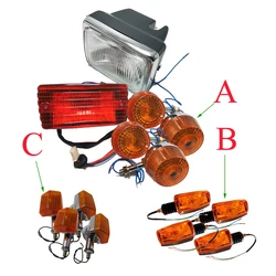 Motorcycle Head Light for Haojue Suzuki Qingqi Jingcheng Lifan Qjmotor AX100 QJ100 JC100 HJ100 LF100 Tail Lamp/Turning Light