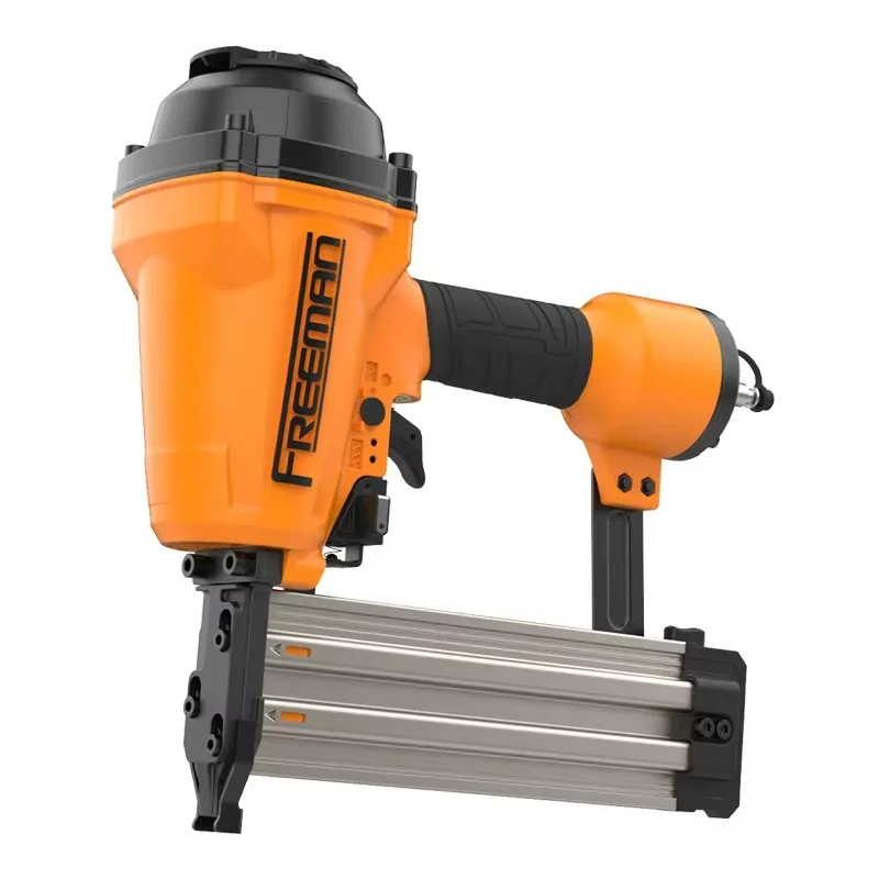 FMST64 14 Gauge Pneumatic Heavy Duty Magnesium Alloy Cement Nailer with 100pcs Magazine & 2 Nails/Sec Nailing Speed