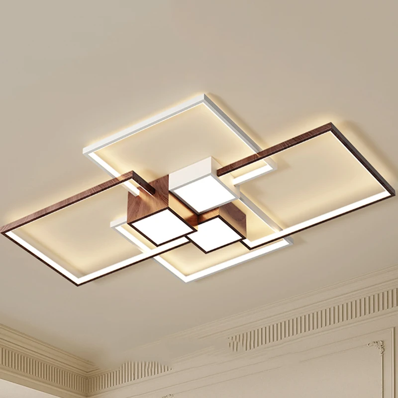 Decorazione domestica nordica salone arredamento camera da letto lampada a led intelligente luci per stanza dimmerabile Plafoniera lamparas illuminazione interna