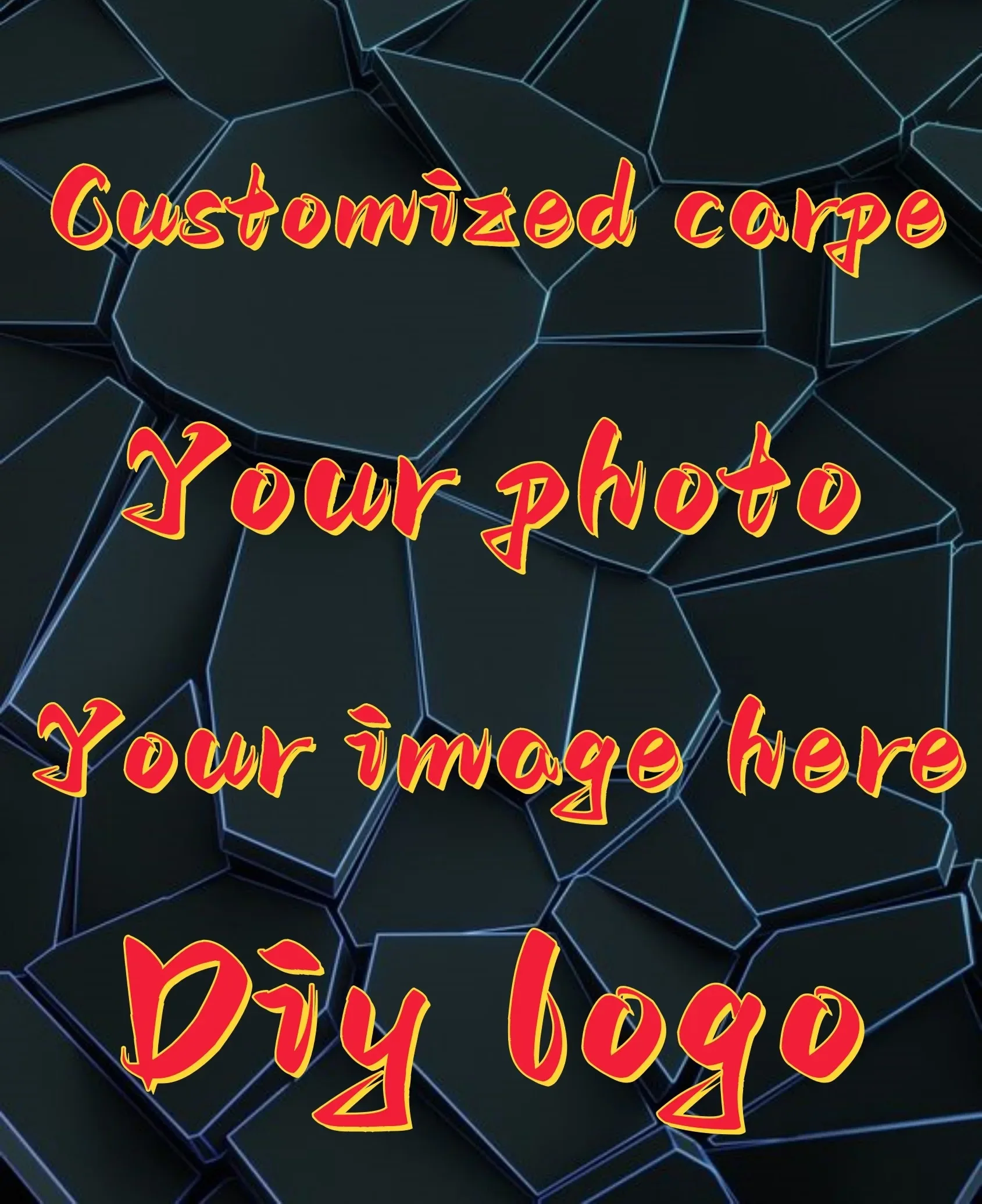 DIY Pictures Custom Carpet Customize Photo Logo Brand Rug Decorate Floor Mat Living Room Bedroom Large Area Soft Rug