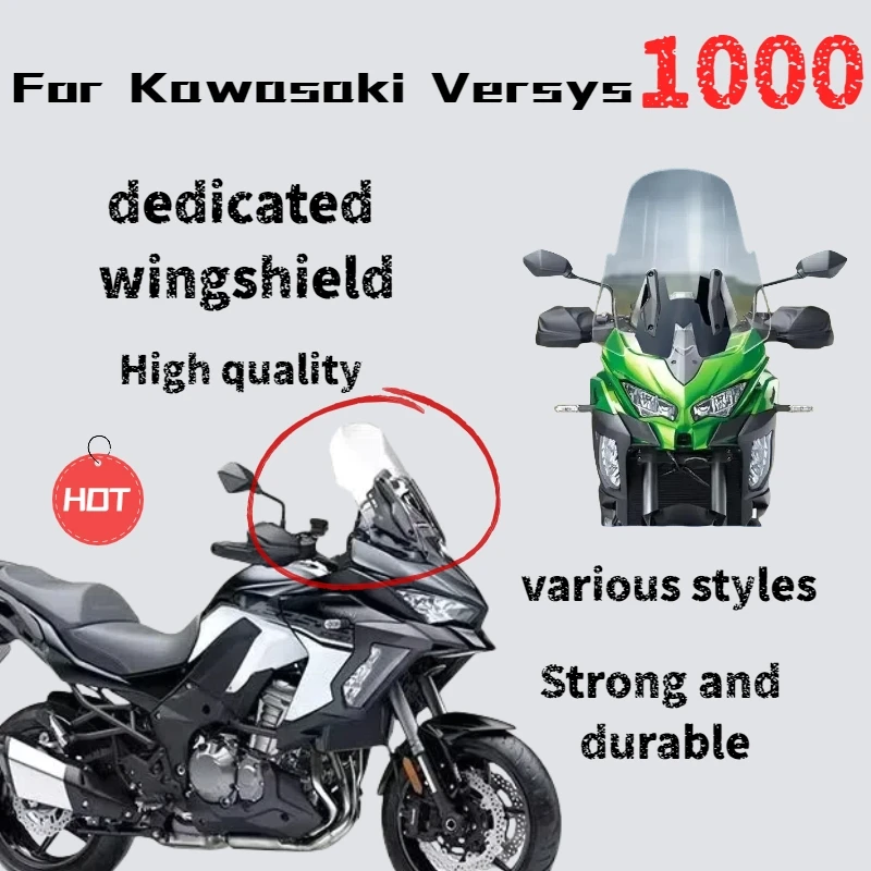 

For Kawasaki Versys1000 windshield accessories modified windshield front windshield chest plate