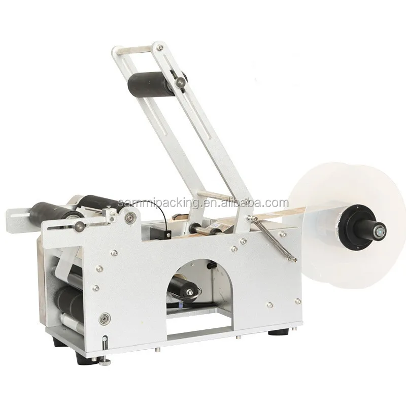 MT50 Semi-auto Round Bottle Labeling Machine, Semi-auto Labeler, Semi Automatic Label Machine