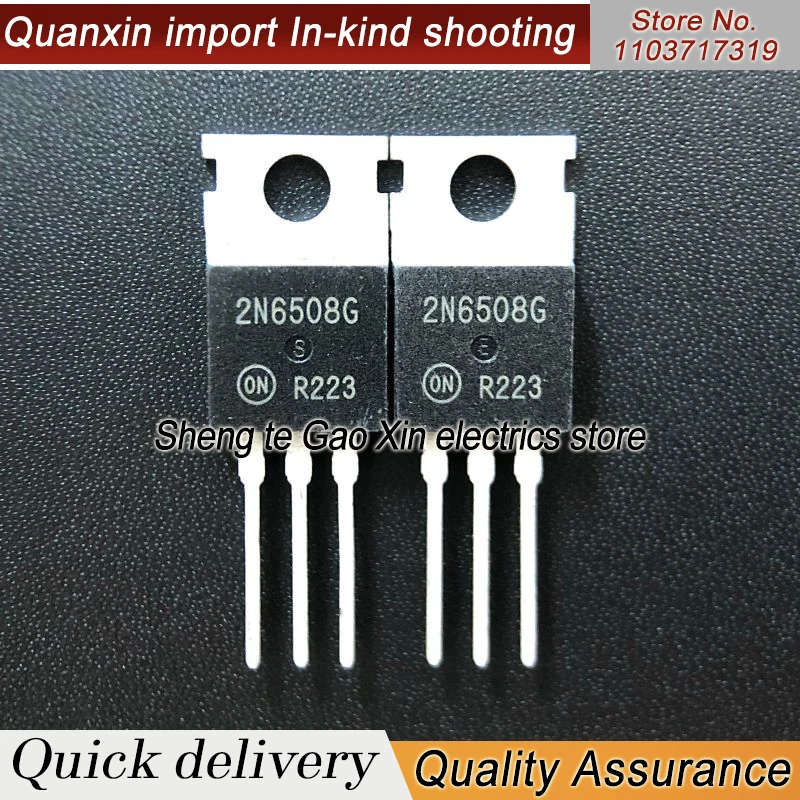 5PCS-10PCS  2N6508G 2N6508   TO-220 25A 600V Imported NEW Original  Best Quality