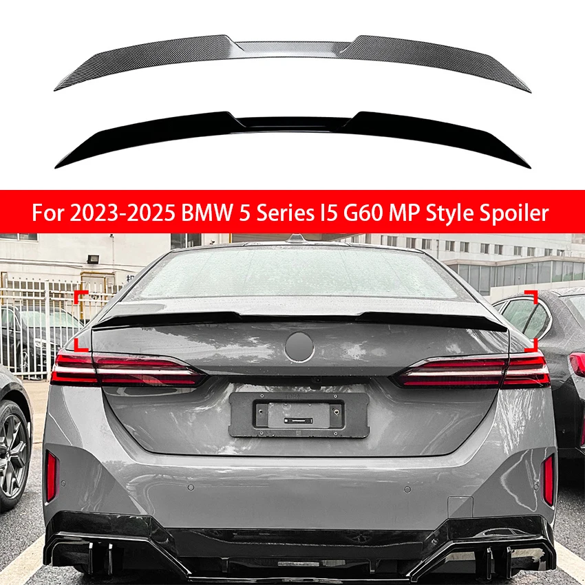 

Для 2023-2025 BMW 5 серии I5 G60 520i 520d 530 MP Стиль Автомобильный задний спойлер Крыло Багажник Губа Хвост Багажник Спойлер Накладка Автомобильные аксессуары