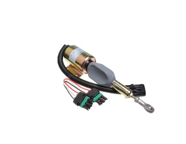 Electric Stop Solenoid RE502474 RE516083 24V Fit for John Deere 120 160LC 200LC 230LC 270LC 670C 672CH 624H