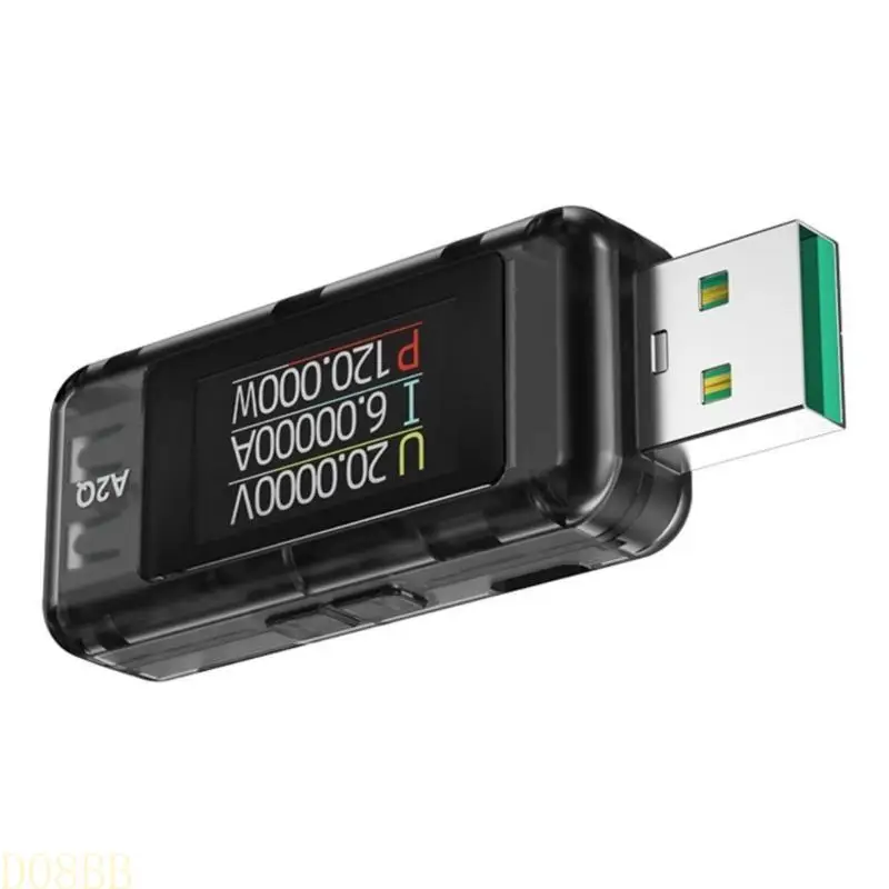 

D08B USB Voltmeter Tester 8A Modified 120W Fast Charging Current Tester