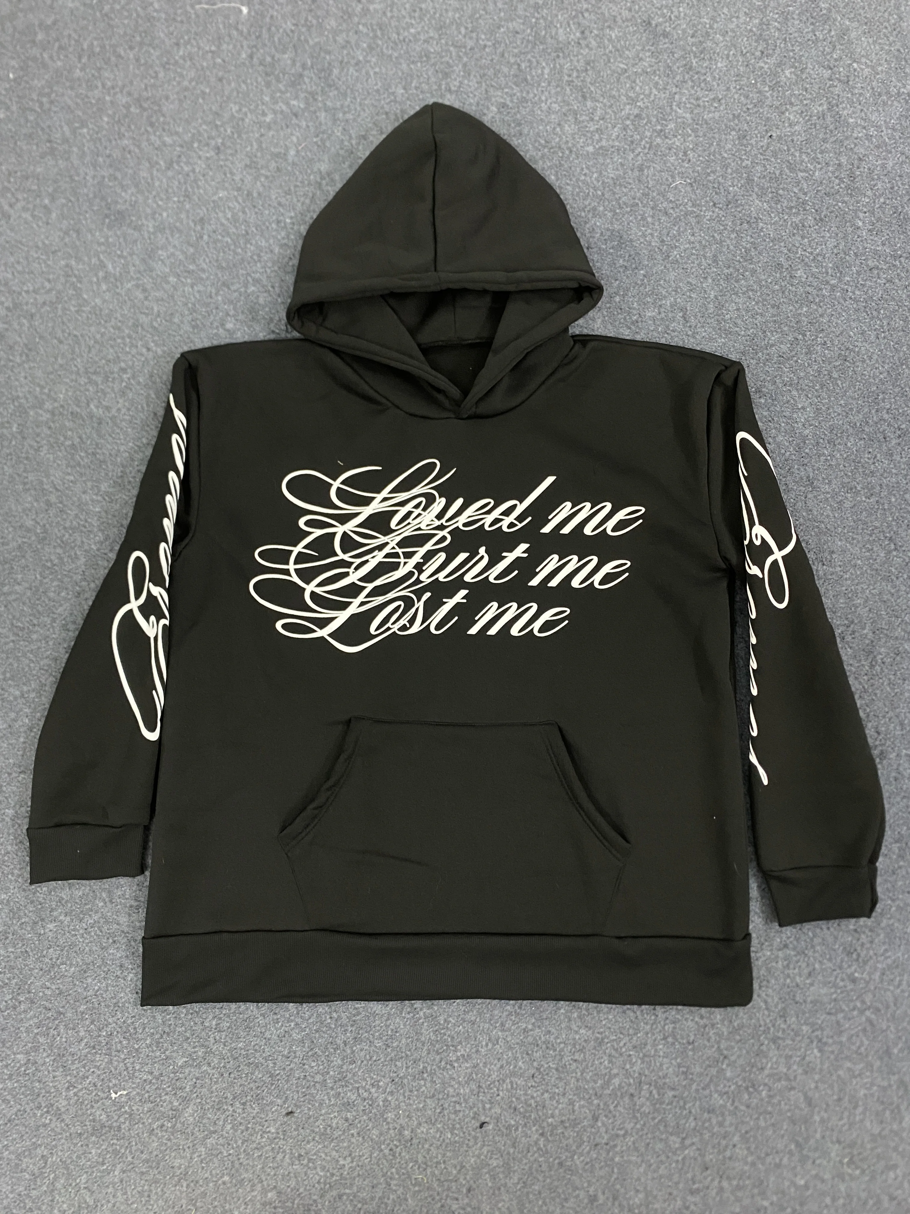 

Fashionable casual letter printed unisex hoodie loose hoodie men's and women's pullover jacket for winter travel