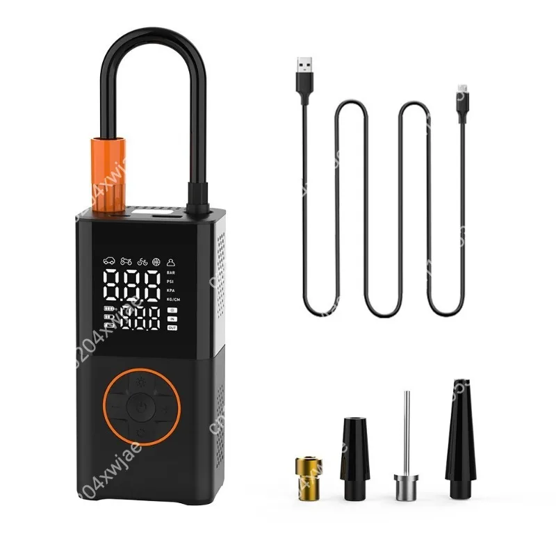 Digital Display Mini Tire Inflator Portable Wireless Rechargeable Handheld Car Bike Air Pump