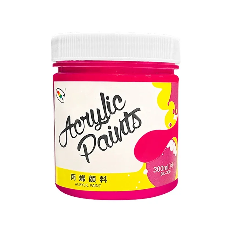 Fluorescent Acrylic Pigment 300ml Painted Art Wall Painting Is Bright, Waterproof, and Does Not Fade  Student Painting