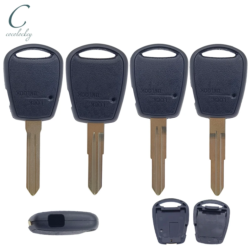 

Cocolockey автомобильный ключ-брелок для Hyundai ILoad IMax Getz Accent, 1 кнопка, боковой пустой чехол для дистанционного ключа, замена без логотипа, 2 шт.