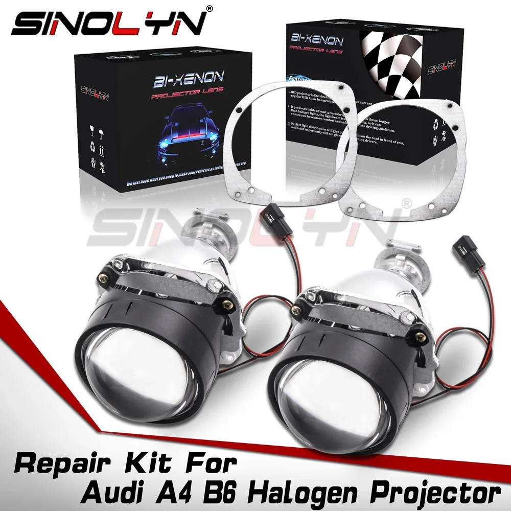 Bi-xenon HID Projector Full Kit For Audi A4 B6 8E 01-04 Halogen