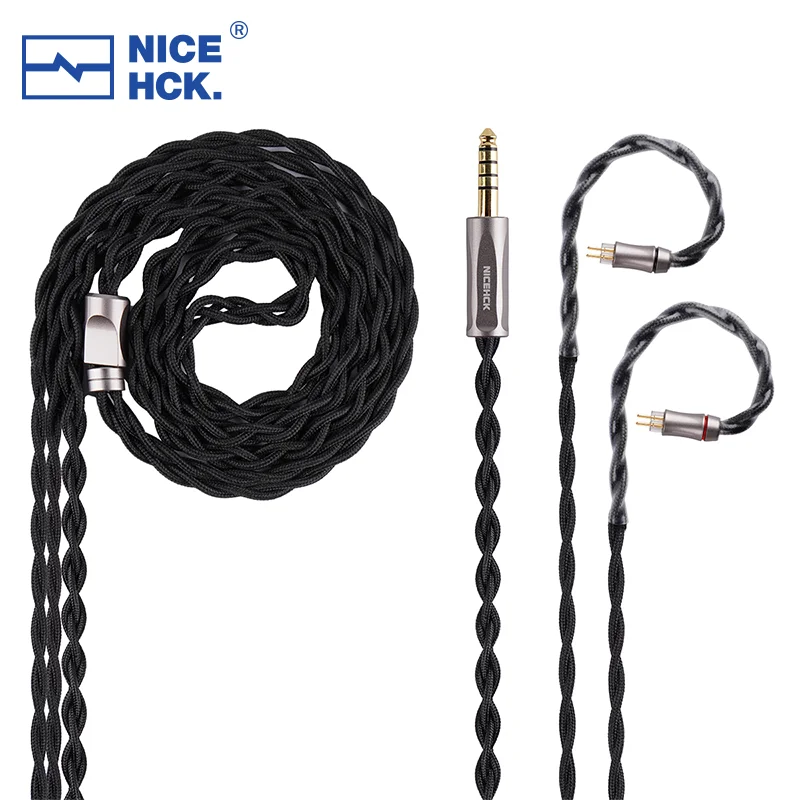 

NiceHCK 60saga HiFi IEM Cable Ultrapure ECAP OCC Copper Wire 4.4mm OFC Plug VS 1960s 1950saga for Quintet MagicOne NOVA Himalaya