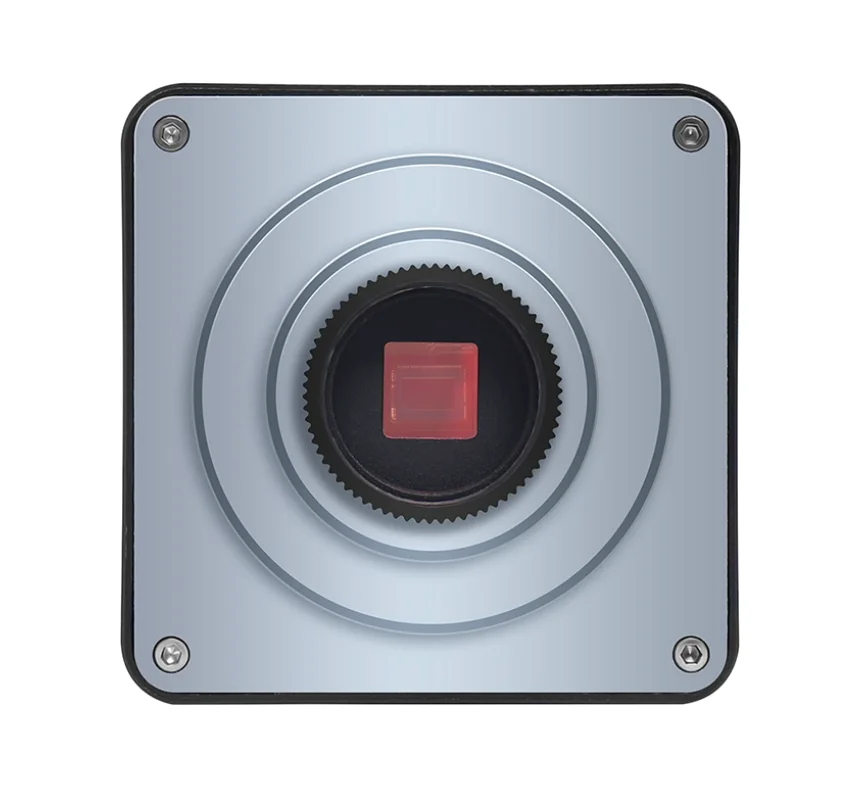 60MP 4K HDMI/USB Industrial Camera, 60fps, C-Mount for Microscope, PCB Repair w/ Crosshair & Measurement