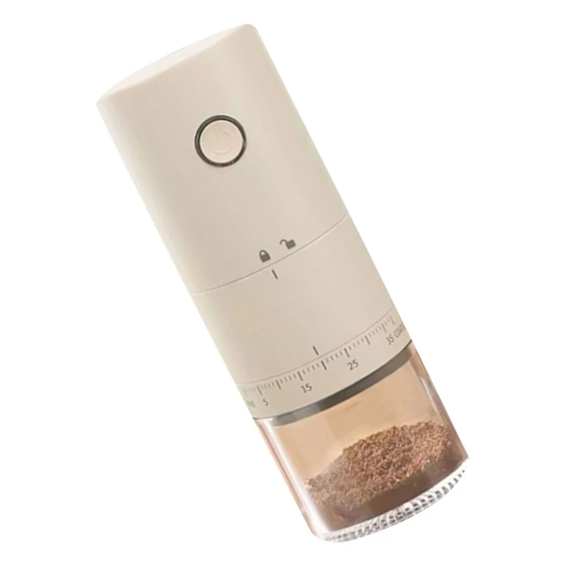 Molinillo café recargable 1500mAh, molinillo café eléctrico, molinillo especias silencioso