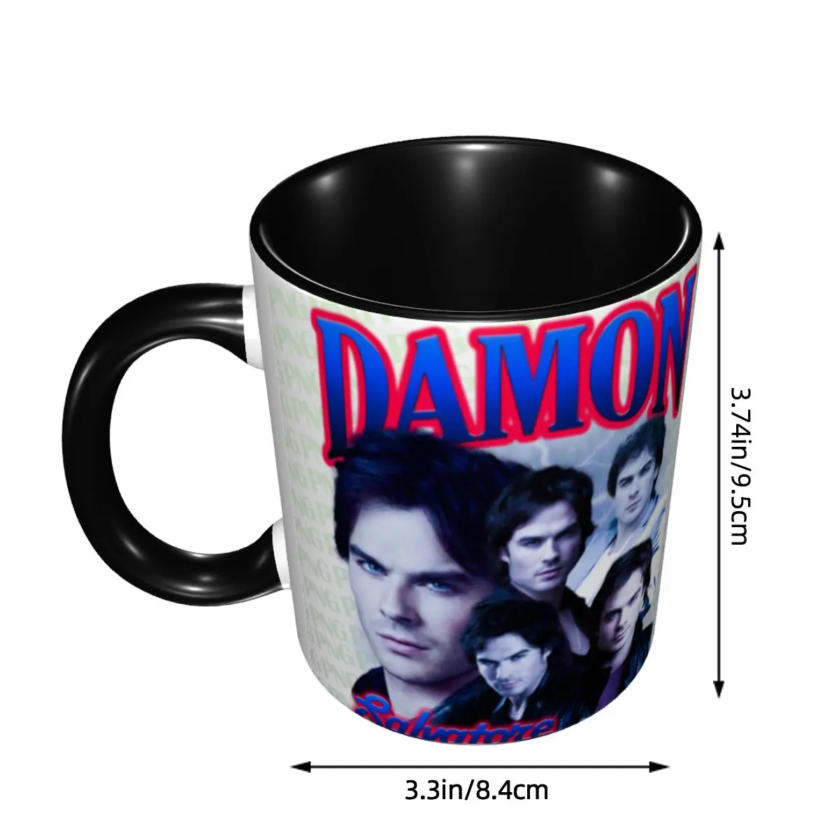 Damon Salvatore Mug Personalized The Vampire Diaries Ceramic Coffee Mug Creative Present