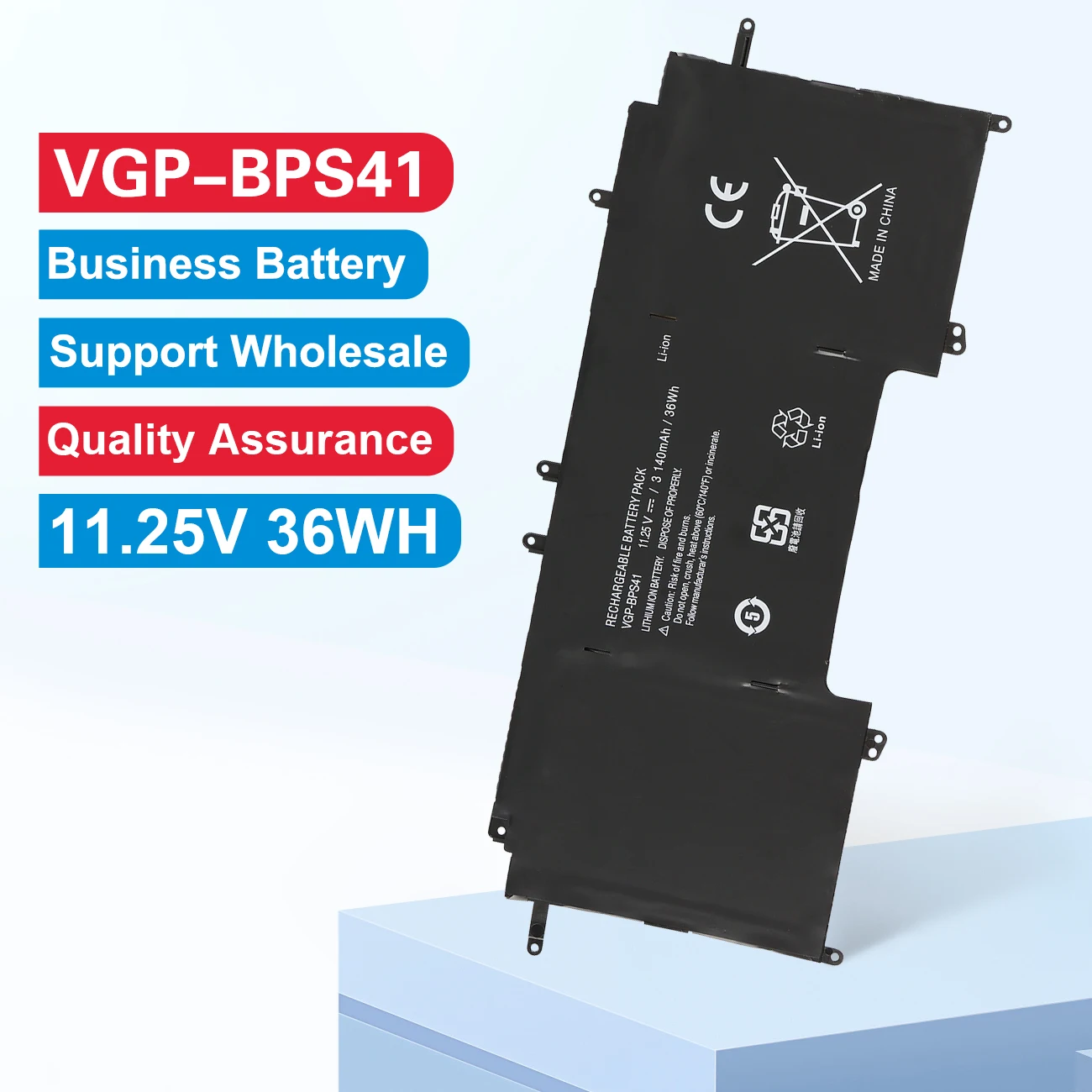 

KingSener VGP-BPS41 Loptop Battery For SONY Vaio Flip 13 SVF13N SVF13N13CXB SVF13N18SCB SVF13N17SCB SVF13NA1PT 11.25V 36Wh