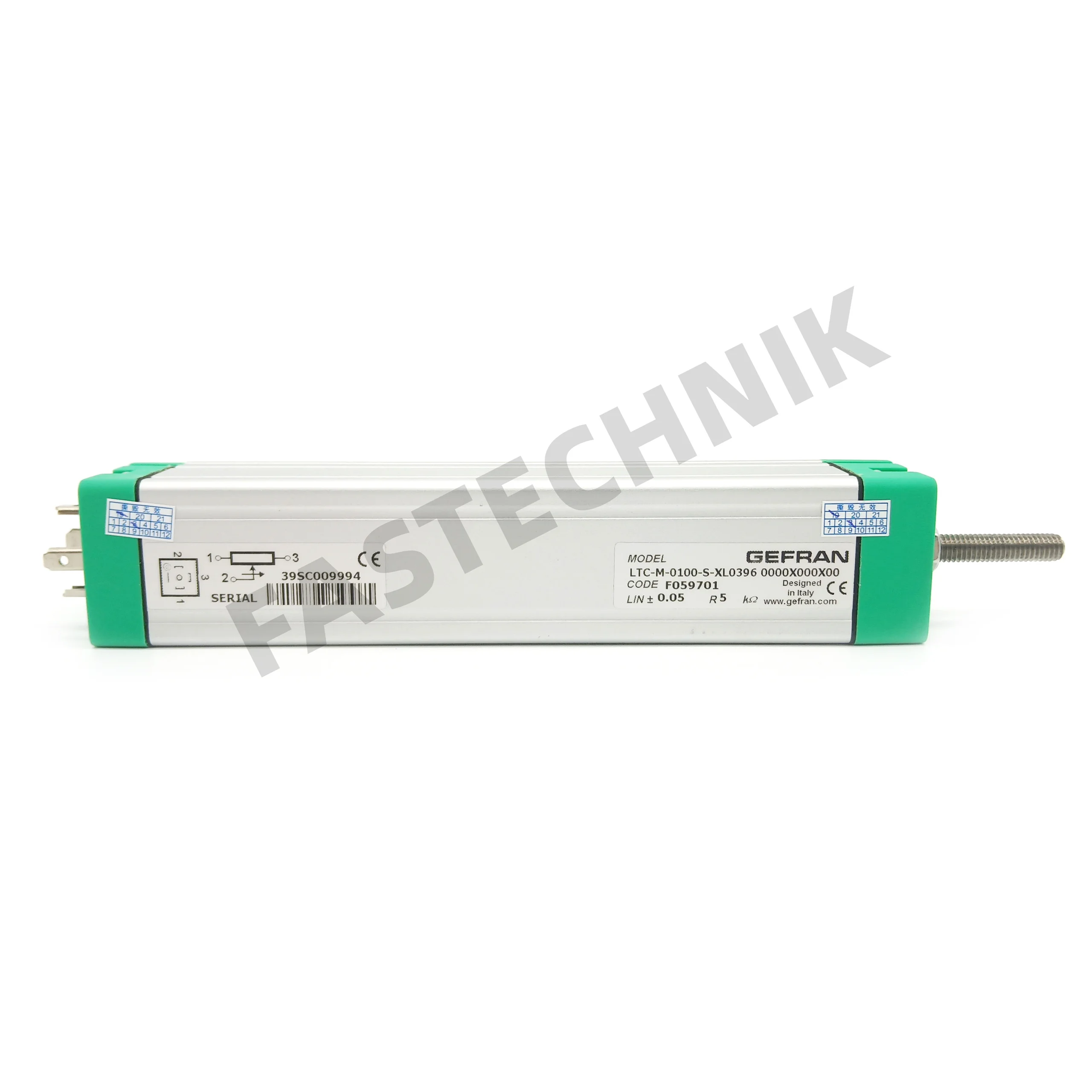 

Italian original genuine linear displacement sensor/electronic ruler LTC-M-0100-S-XL0396