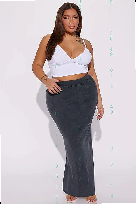 High Waist Pencil Skirt for Women Bodycon Long Skirts Spring Summer Casual Office Work Slim Fit Midi Skirts