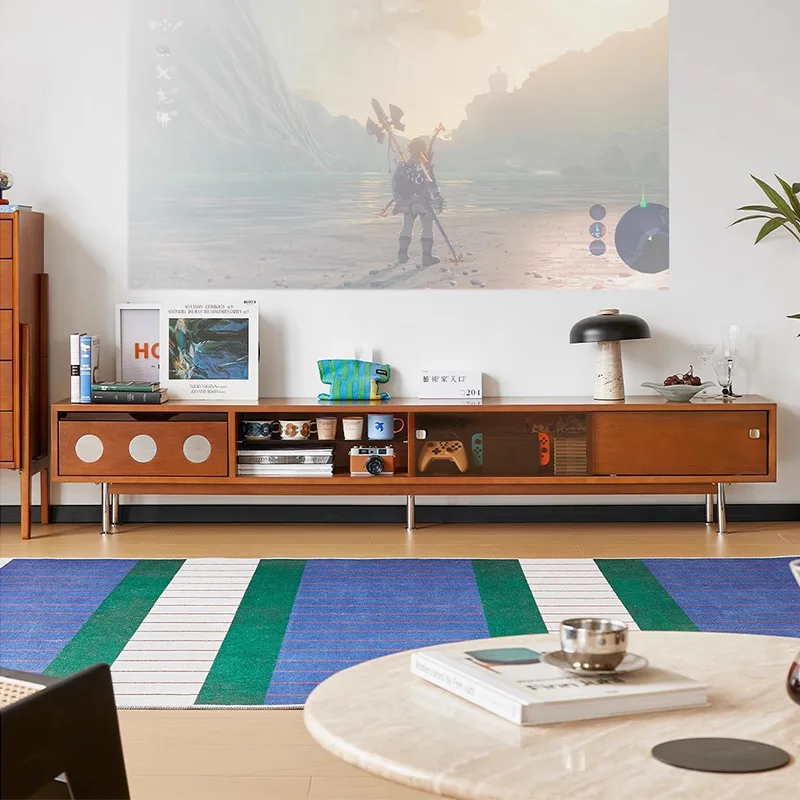 

Роскошный шкаф для телевизора из массива дерева, скандинавский современный настенный дизайнерский стол для хранения ТВ, кукольный домик, прихожая, развлекательная мебель Muebles