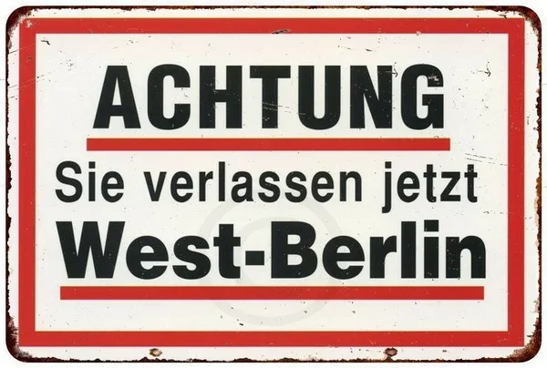 

Achtung Западный седан, винтажная репродукция, металлический знак 8x12