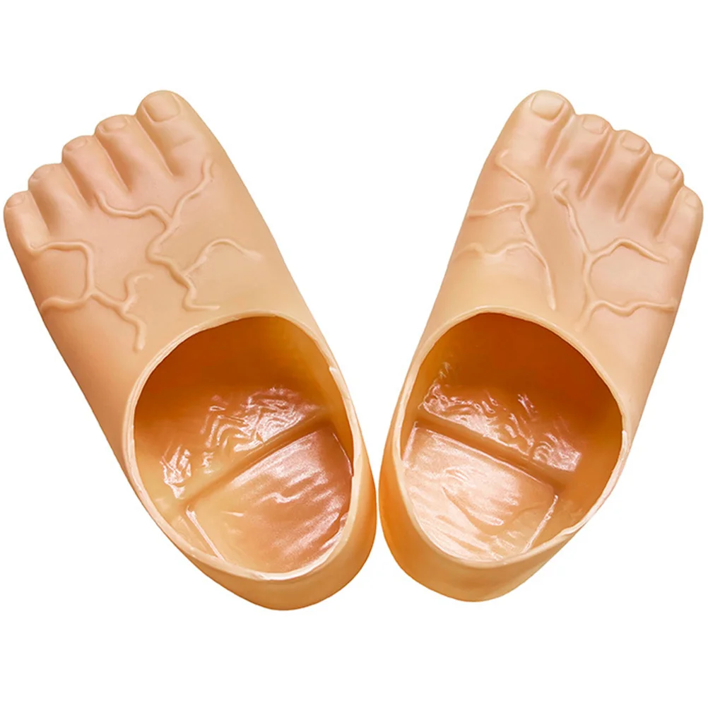 Prom Giant Overschoenen Man Kostuums Grappige Schoenen Plastic Fake Toe Halloween Slippers