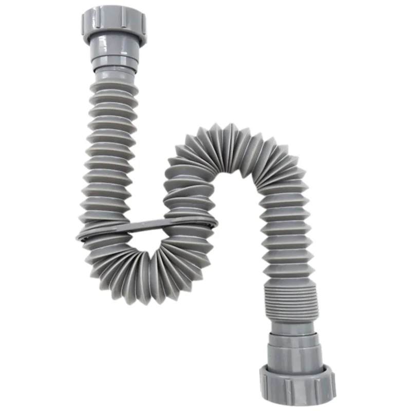 ABGR-2PCS pia da cozinha tubo de resíduos pia da cozinha overflow tubo resistente ao desgaste pia encanamento peças kit de substituição