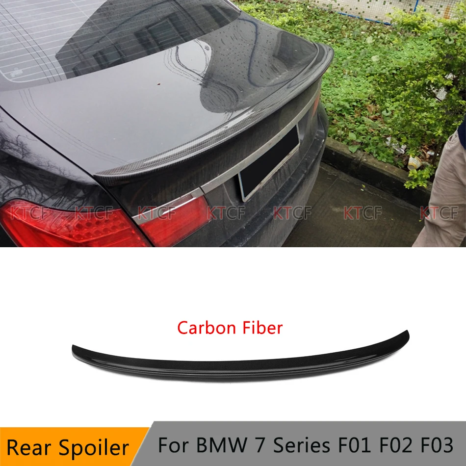 

Carbon Fiber Rear Trunk Spoiler Lip Wing for BMW 7 Series F01 F02 F03 F04 740i 750i 2010 - 2013 Rear Trunk Boot Lip Wing Lid