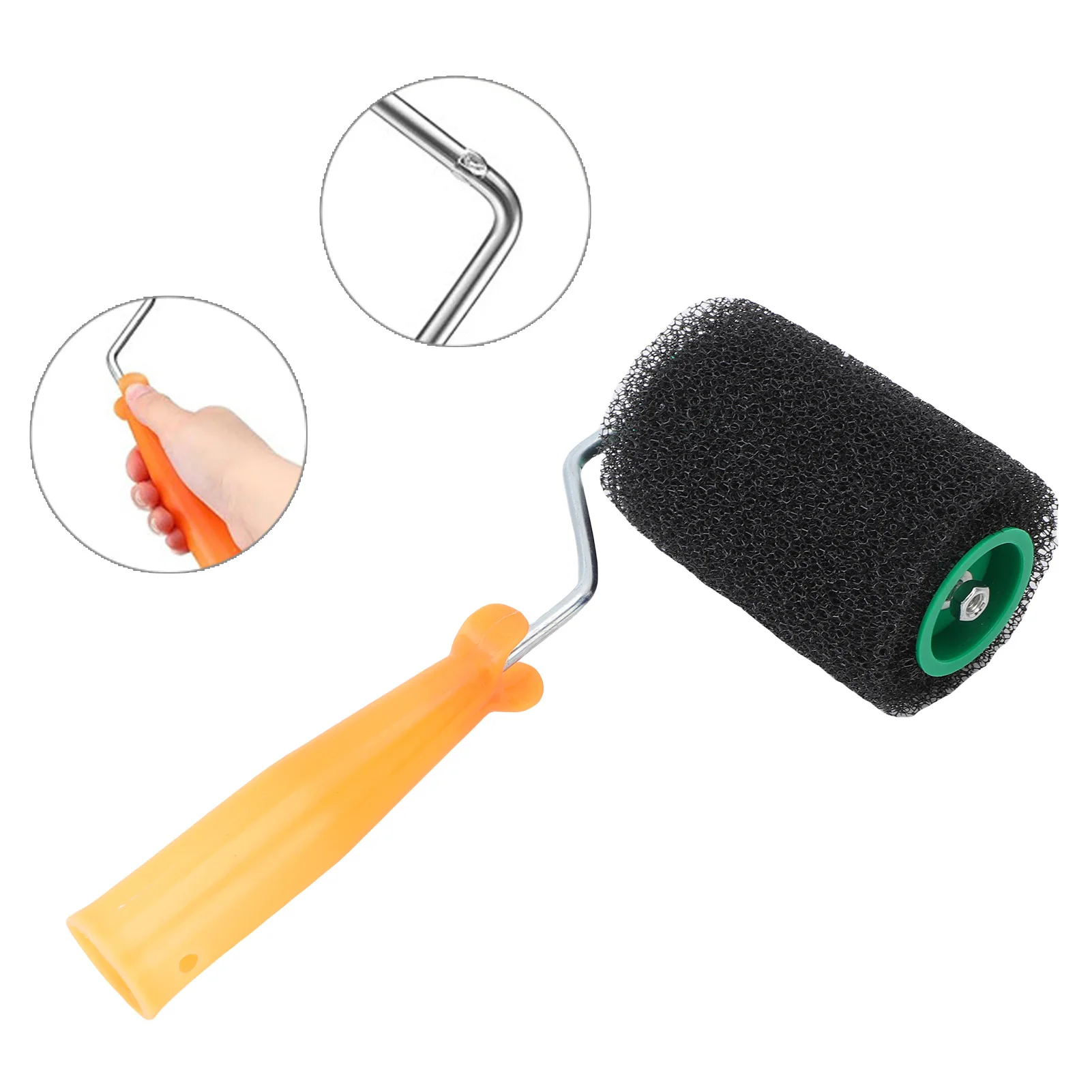 أسطوانة الطلاء محكم رولة دهانات 4in لفة مرنة على السرير بطانة الأسطوانة عدة لشاحنة صندوق البضائع السفينة محكم رولة دهانات #2