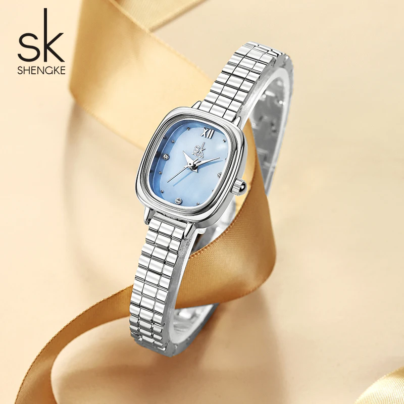 Shengke Fashion Elegant Women's Quartz Watches Top Brand Woman's Wristwatches Hot Sales Female Best Gifts Clock for Wife ,Family