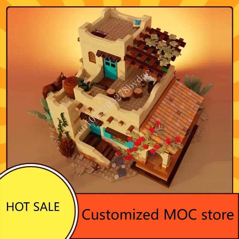 2069 قطعة غروب الشمس مزرعة MOC لغز الإبداعية عطلة StreetView CityArchitecture عيد ميلاد DIYAassembly هدية الكريسماس لعمر الطفل #2