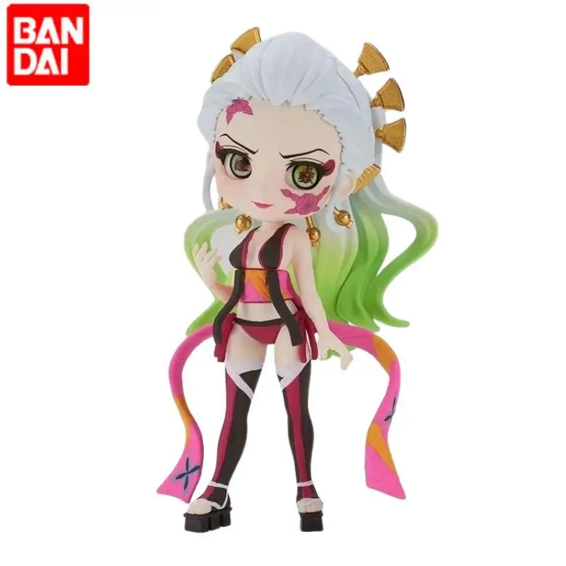 반다이 반프레스토 Qposket 악마 슬레이어 Kamado Nezuko Daki Giyuutarou 피규어 모델 정품 데스크탑 장식 장난감 선물 귀여운 인형