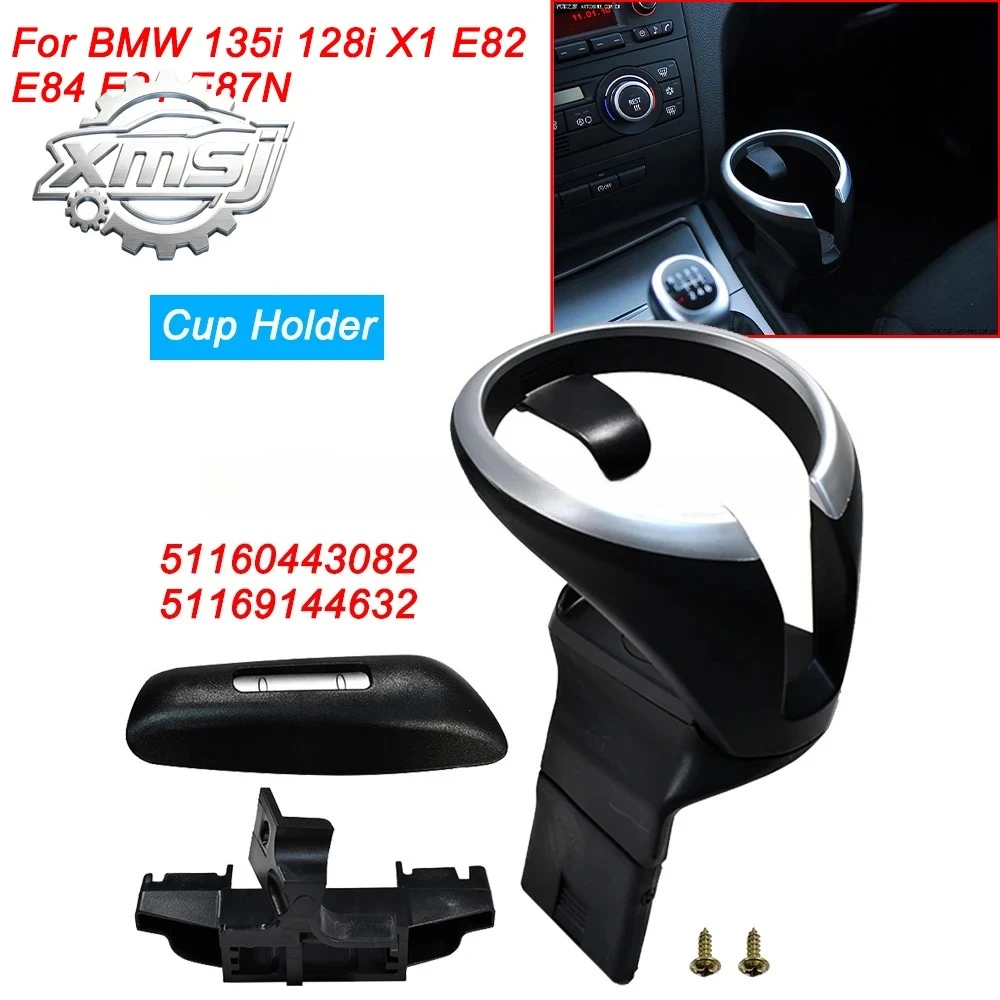 Portavasos para coche, soporte para bebidas para BMW Serie 1 135i 128i X1 E82 E84 E88 E81 E82 E82e E87 E87N 51160443082 ﻿   511691