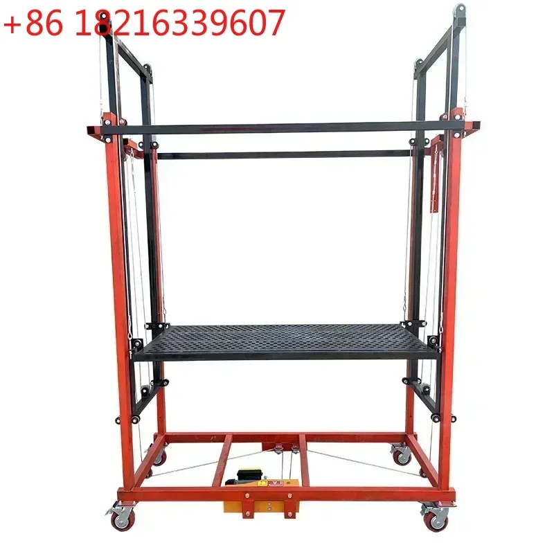 TAO -Electric Lifting Scaffold Lift Fully Automatic Folding Climbing Platform 5 Meters 6 Meters Small Cargo Elevator Hoist