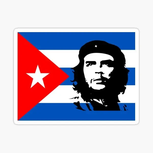 CU Cuban Great Castro Che Guevara Flag Sticker Motorcycle Vinyl Window Laptop Glass Truck Helmet Bicycle Van Wall Car Decal PVC