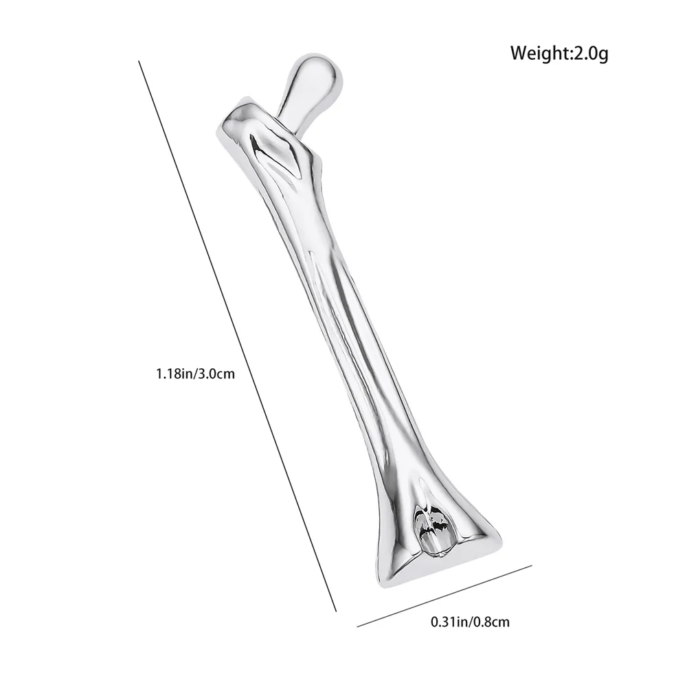 Harong الفخذ العظام بروش الفضة مطلي الطبية شارة بسيطة جراحة العظام المتدرب معاطف للأطباء والممرضات التلبيب دبوس مجوهرات #4