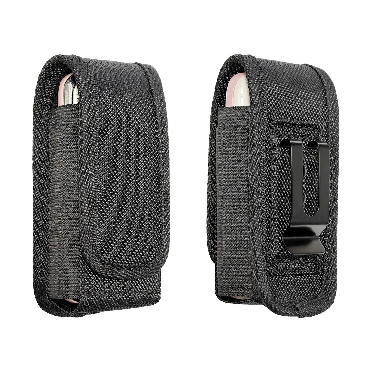 Wear-resistant Oxford cloth key elderly mobile phone bag, iron buckle belt, magnetic suction multi-functional tool waist bag