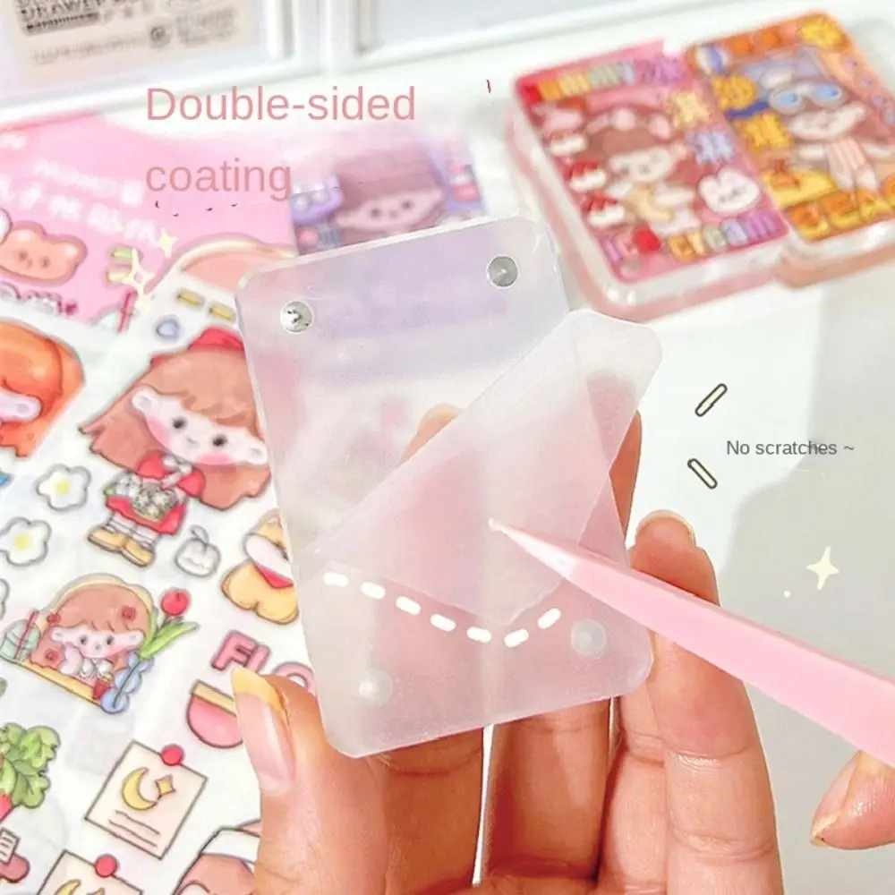 Magnetic Suction Guka Magnetic Acrylic Card High Transparency Double-Sided DIY Mini Sticker Guka Plate Cute Cartoon Sticker
