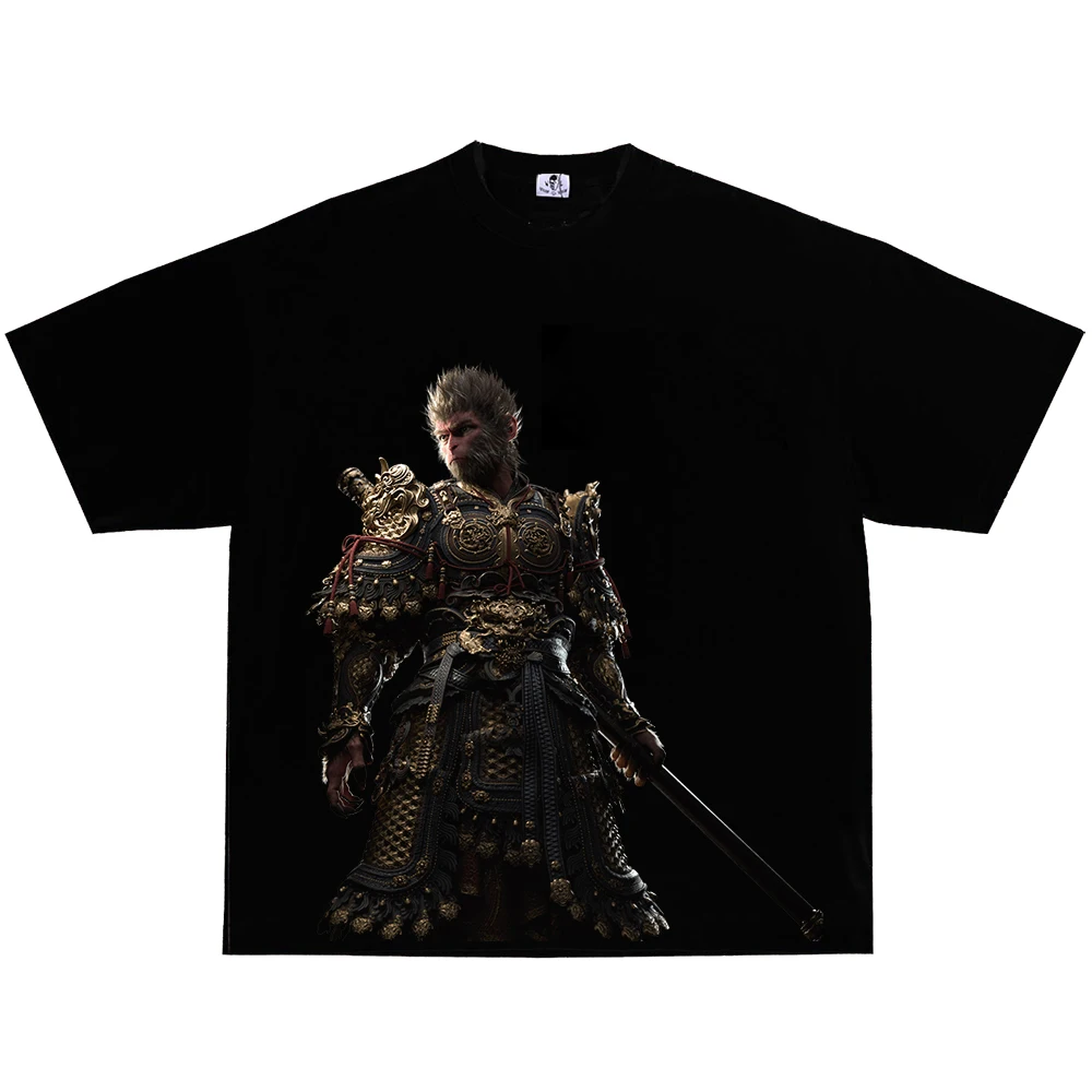 

Летняя футболка унисекс из плотного хлопка с креативным принтом и спущенным плечом, повседневная, для мужчин и женщин