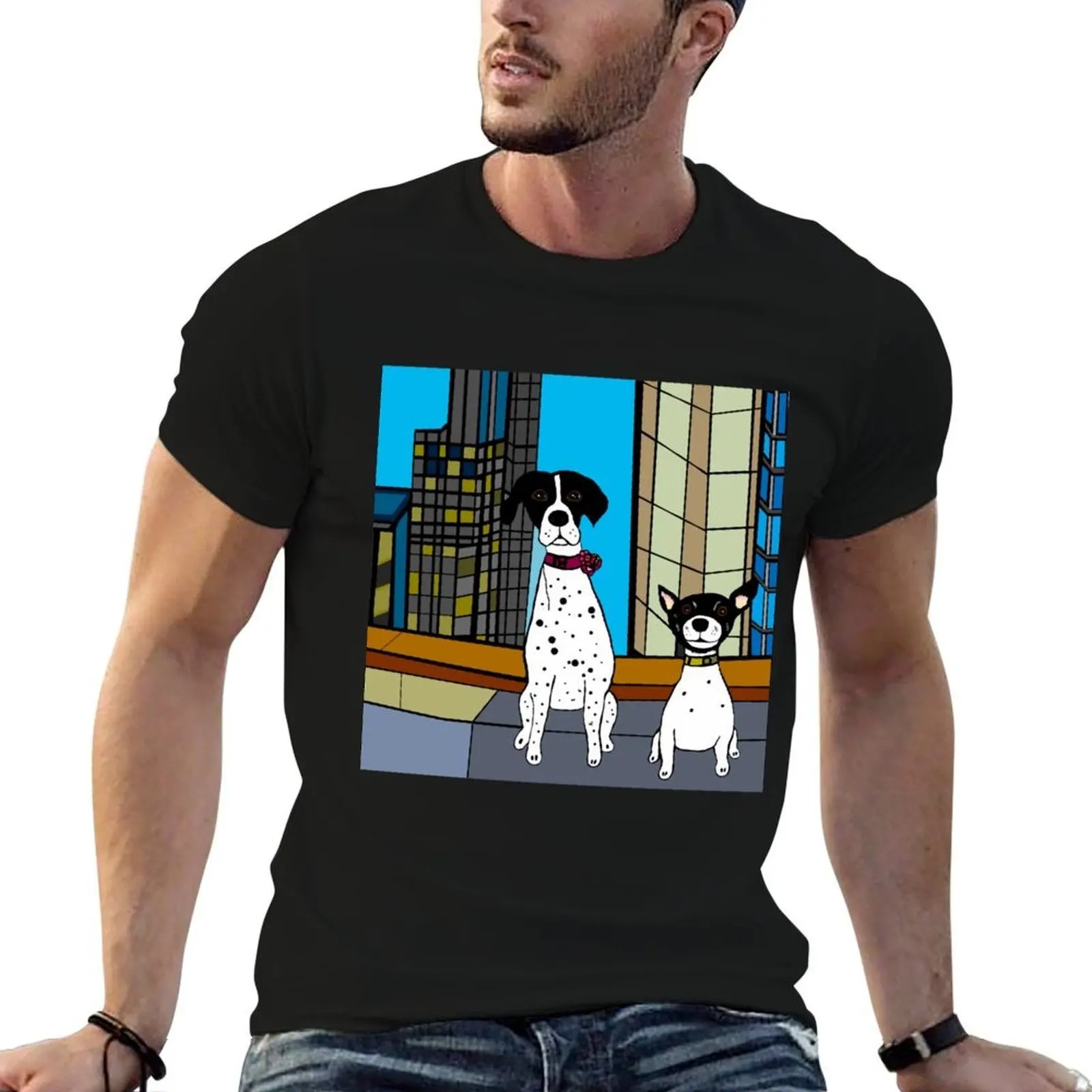Stella & Norman T-Shirt t shirts for man graphic funny t shirts for man pack white man t shirt cotton high quality T-shirt