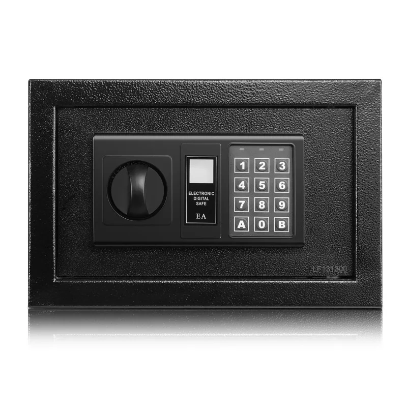 

Электронный сейф с паролем, 20 см, небольшой бытовой сейф для хранения ценностей, противоугонный