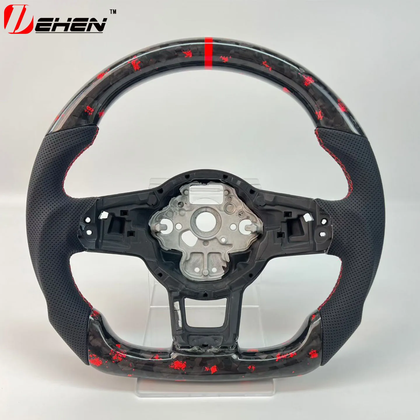 Steering Wheel Fit For VW Mk5 MK6 MK7 MK7.5 GTI R Tiguan Polo 2013-2020 Customized Carbon Fiber Forging Wheel