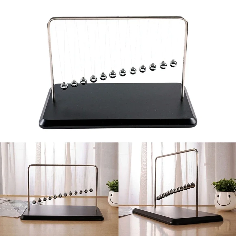 Serpentine Pendulum 12 Cradle Balance Balls Creative Incredible Waves Patterns Desktop Decoration Fun Science Learning