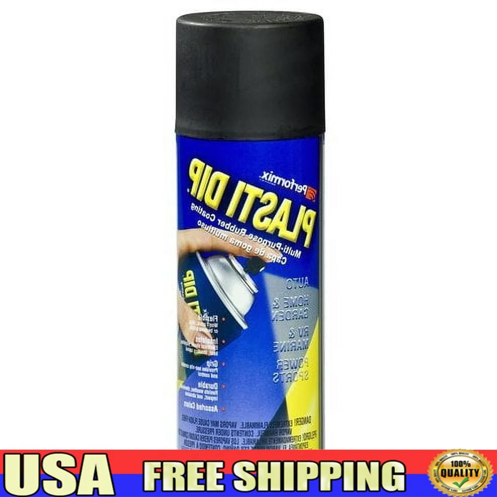 

Прорезиненный матовый черный спрей, прочное ударопрочное покрытие, автомобильное DIY для использования в помещении и на открытом воздухе, легкое применение, банка 11 унций