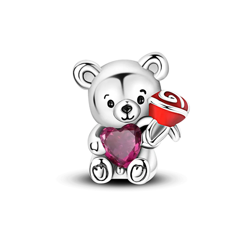 Neu eingetroffen: 925er Sterlingsilber-Charms, Perlen, Teufelsauge, Kleeblatt, Tanzschuhe-Anhänger, passend für Original-Armbänder, Damenschmuck, Geschenk, DIY