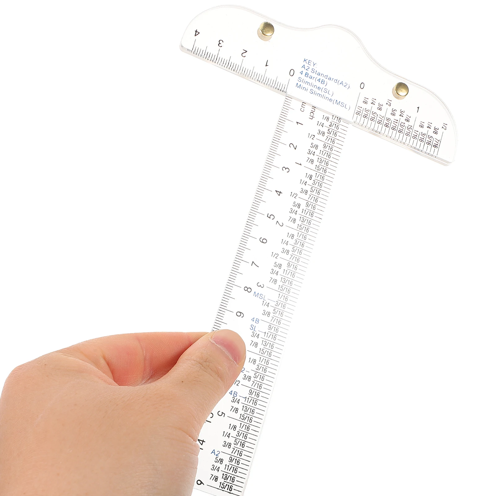 T Shaped Ruler Clear Acrylic Drafting Tool Seam Allowance Edge Guide Woodworking Scriber Measuring Parallel Lightweight Outdoor
