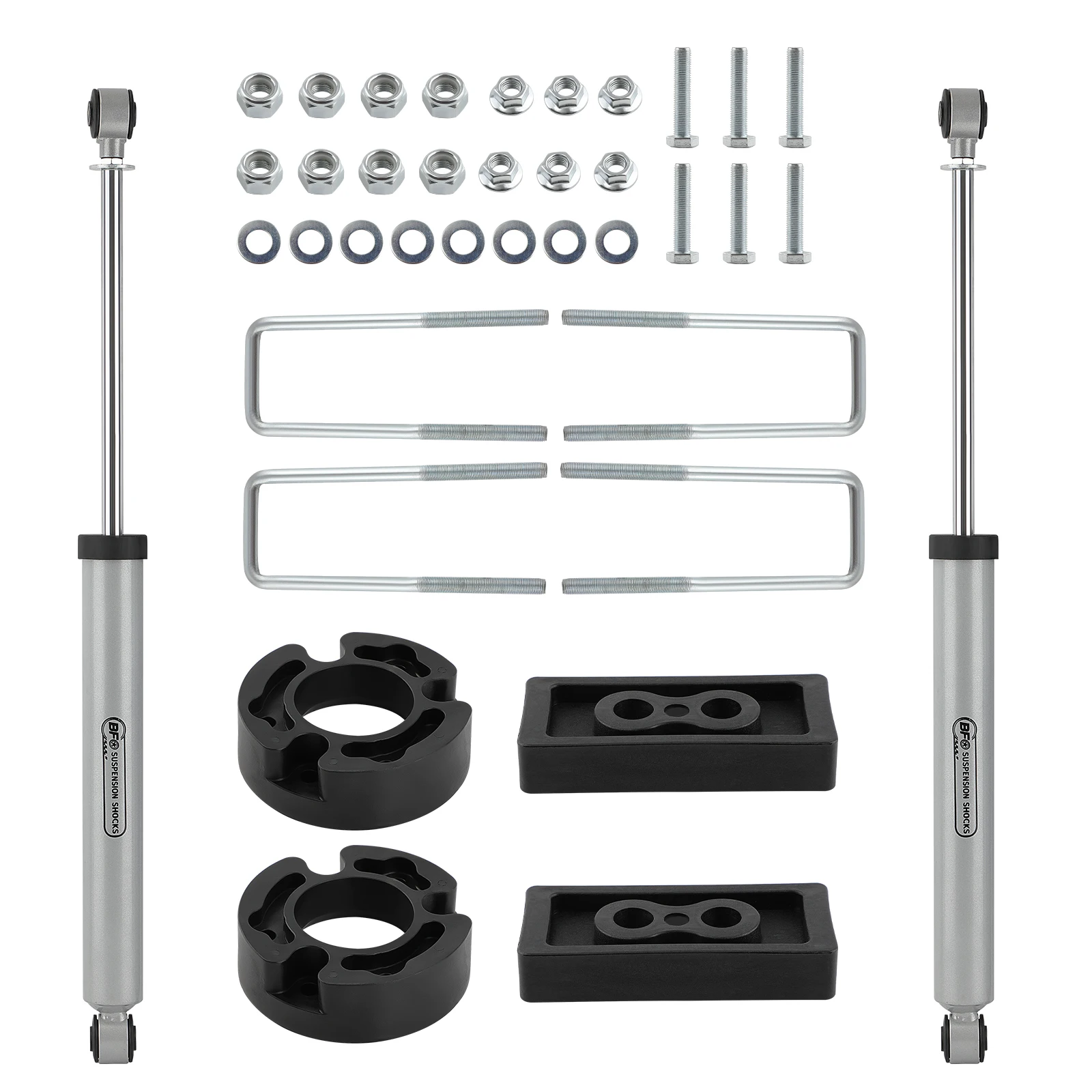 2.5in Lift Kit W/ Shock + Strut Extensions For Ford F150 2WD 4WD 2004-2008